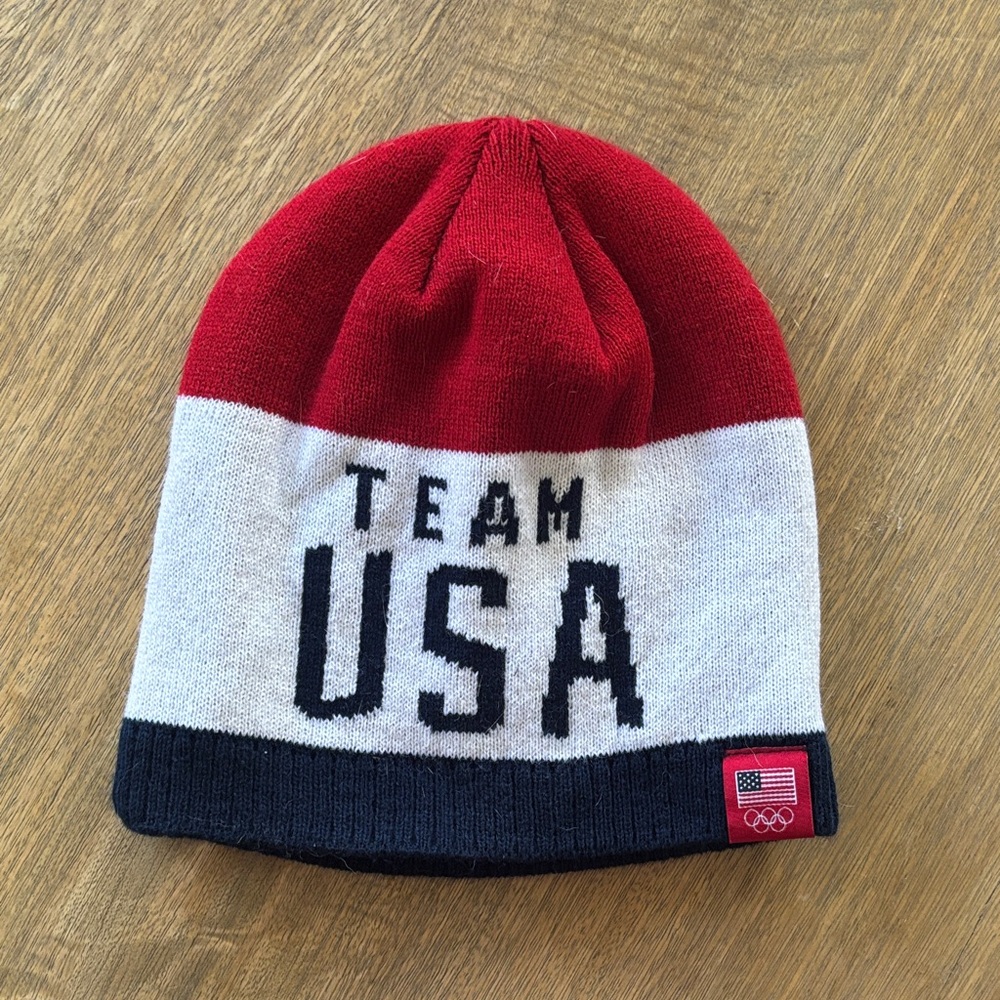 Team USA Red, White and Blue Winter Hat